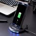 Produktbild Aursen 2-Spulen Wireless Schnell Charging Ladegerät Stand für Samsung Galaxy Note 5 S7 S6 Edge7 S8 Lumia735, Lumia822, Lumia830 Schnellladegerät 10W [Qi, CE ROHS FCC-Zertifizierung]