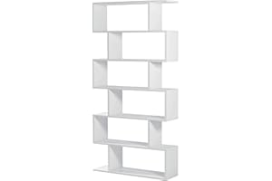 HABITDESIGN 13Casa - Kafka A8 - Libreria. Dim: 80x25x192 h cm. Col: Bianco. Mat: Melamina.