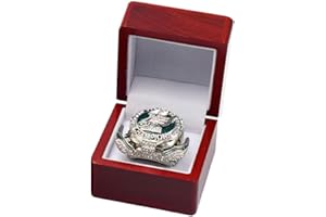 Wonsunte Ringe Der Weltmeister 2025 Eagles Football Championship Ring Mit Box Rugby Trophy Collection Sportsieger-Souvenir Fans Freund Alumni