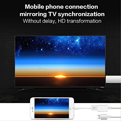 HuiHeng 3 in 1 Full HD Mirroring Kabel HDMI Kabel Lightning MHL zu HDMI Kabel Plug & Play HDTV Adapterkabel für iPhone iPad Samsung - 7