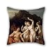 Produktbild Artistdecor Throw Pillow Case Of Oil Painting Van Der Werff, Adriaen - The Judgement Of Paris,for Boys,chair,couples,teens Girls,deck Chair,him 18 X 18 Inches / 45 By 45 Cm(each Side)