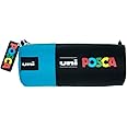 Posca Blue Pencil Case, 20 x 8 cm, 50.265 cubic centimeters, Carrying art supplies