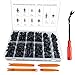 Produktbild CNIKESIN 280 Pcs Clips De Retenue De Voiture Et Kit De Fixations En Plastique - 12 Tailles Les Plus Populaires Poussoirs Rivets Automatiques Set Clips De Panneau De Garniture
