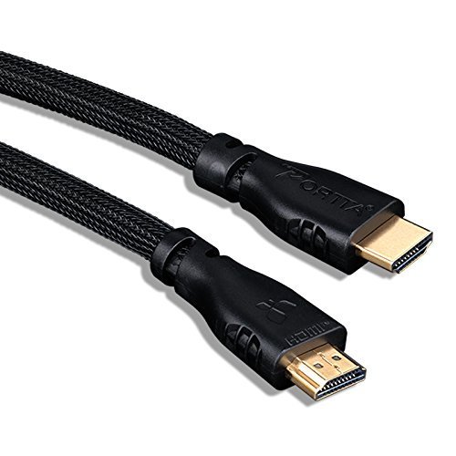 Portta HDMI Cable Kabel HDMI v2.0 kompatibel High Speed mit Ethernet 2m