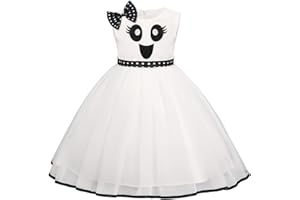 IBTOM CASTLE First Halloween Princess Dress Up Costume for Newborn Toddler Baby Girls Tutu Cartoon Pumpkin Ghost Pageant Birthday Wedding Party Fancy Photo Prop Christmas Carnival Cosplay Clothes Infant Playwear