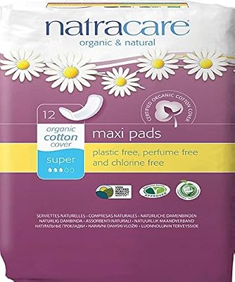 Natracare Lot de 12 protections hygiéniques naturelles Super