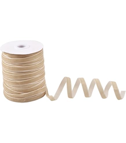 Pandahall 45,7 M Samtband, 0,95 Cm, Einseitiges Satinband, Rolle