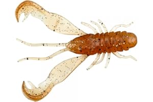 LMAB Finesse Filet Craw 4 cm, 7 cm, 10 cm - Leurre en caoutchouc pour la pêche - Cancer en caoutchouc pour sandre, perche, brochet et truite - Leurre de perche - Leurre artificiel Creature Bait