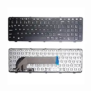 WISTAR Laptop Keyboard Compatible for HP ProBook 450 G0 450 G1 450 G2 455 G1 455 G2 470 G0 470 G1 470 G2 Series 721953-001 727682-001 90.4ZA07.L01 (with Frame)
