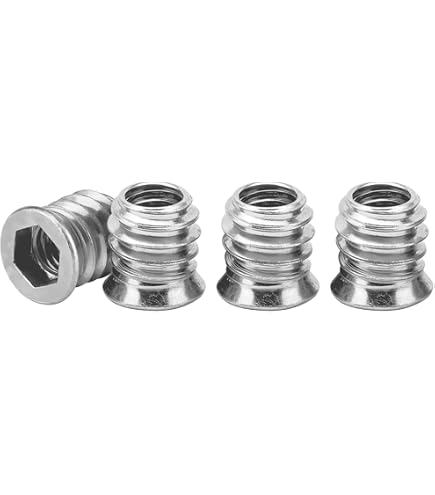 Lot De 100 écrous à Six Pans M6x13mm – Bois & Meubles – Filetage Intérieur M6 – Uxcell