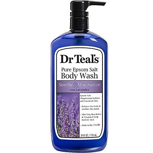 Dr Teal's  Pure Epsom Salt Body Wash  Soothe & Sleep with Lavender  710 ml