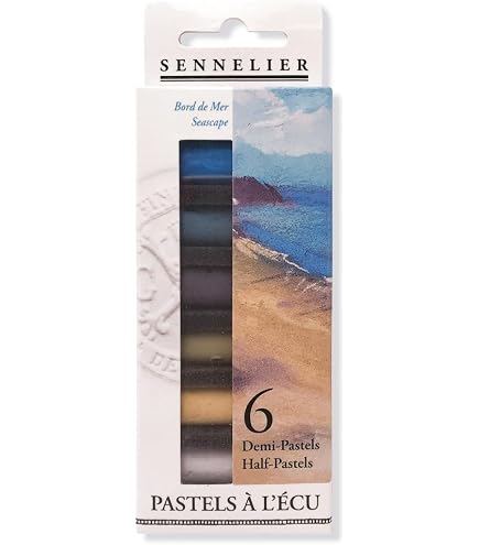 Set 24 Pastelli Secchi Sennelier - Morbidi, Per Paesaggi 4 Stagioni, Made In France