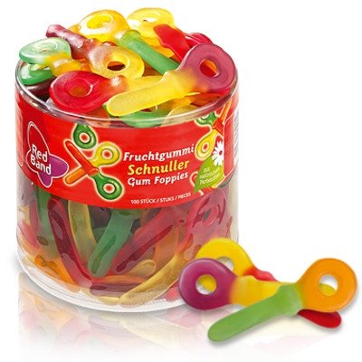 Preisvergleich Produktbild Red Band Fruchtgummi Schnuller Menge:175g