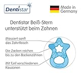 Dentistar® Beißring Set für Babys ab 3 Monate – Stern – Zahnungshilfe Baby aus TPE, Kühlbeißring reicht bis an die Backenzähne, Made in Germany - 5