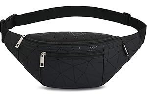 Yooluan Bumbags dla kobiet skóra PU błyszczące saszetki dla kobiet wodoodporna torba na talię bieganie spacery piesze zakupy na świeżym powietrzu sport torby na pasek pieniądze saszetka biodrowa