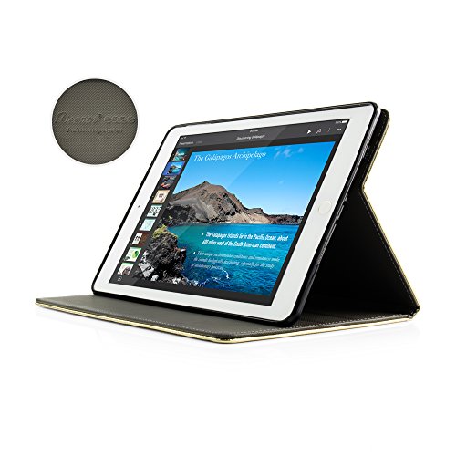iPad Mini 4 Hülle – Deenor [Customize und Hand Stickerei][Cool Mode Design] Luxus PU Leder Flip Stand Tasche Abdeckung Mit Magnetisch Auto aufwachen / Schlaf Funktion Tasche Schutzhülle Hülle für Apple iPad Mini 4 Generation. (Gold Monster) - 3