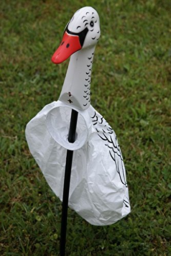 Gans Windsack Figur Gartenfigur 38 cm Garten Teich Ente Schwan - 3