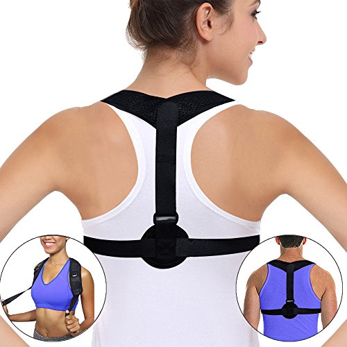 Corrector Postura Espalda, Abwei Postura Apoyo Adjustable para Mejorar Postura y Aliviar Dolor para Hombres Mujeres Niños Adolescente Hombro Clavícula Espinal Superior