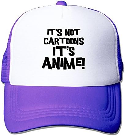 It's Not Cartoons Baseball Hats Mesh Designer Cap Adjustable One Size Purple