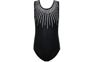 ZNYUNE Fille Justaucorps Gymnastique Danse Classique sans Manches