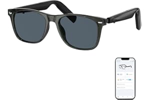 GetD GG13 Bluetooth Glasses (Grey Frame+Grey Lens)