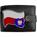 Produktbild POLEN Flagge KLASSEK Herren Geldbörse Portemonnaie Brieftasche Polnisch Wappen aus echtem Leder schwarz Polska Geschenk Präsent Mit Metallbox