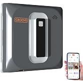 Groove Intelligent Application Controlled Glass Cleaning Erasing Robot +Artificial Intelligence Support + Ultra Quiet + Intelligent Sensor +4 Ultrasonic Spray