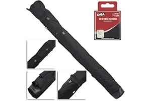 DNA LEISURE NGT Match Coarse Fishing Black Rod Holdall Accessory Carryall 187cm + 20 eyed DNA Hooks