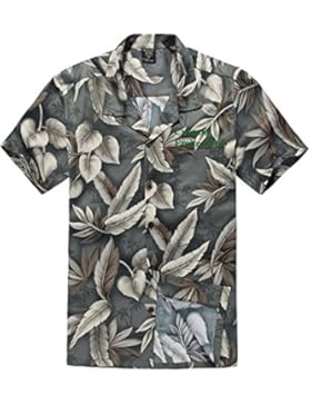 Palm Wave Herren-eine individuelle emboridery Shirt