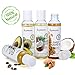 Produktbild Skymore Top 4 100% Pure Trägeröle Set ( Mandelöl, Kokoöl, Avocado Öl, Rizinusöl ), rein Carrier Oil für Haut Haar und Nagel, Basisöl, 1er Pack(4x118ml)