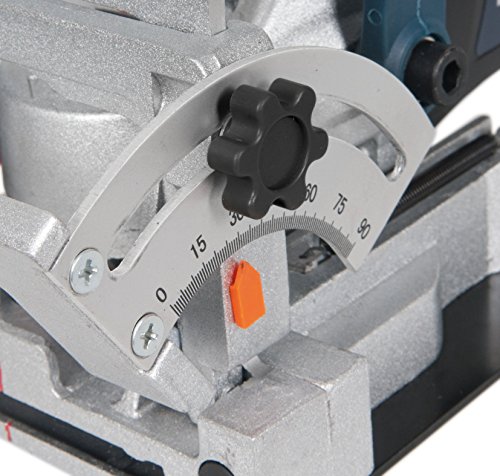 FERM BJM1009 Flachdübelfräse 900W – Mit 50 Lamellendeubel (Größe 20), Sägeblatt und Staubfangsack in einem Robusten Aufbewahrungskoffer - 8