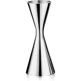 Cocktail Jigger for Bartenders, Japanese Style Double Jigger with Measurements Inside, Shooting Tool, 304 Stainless Steel (30