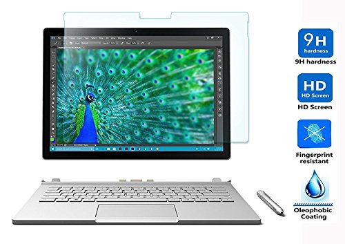 Eximtrade 13.5″ Gehärtetes Glas Bildschirmschutz 9H Härte Kratzfest HD für Microsoft Surface Book - 2