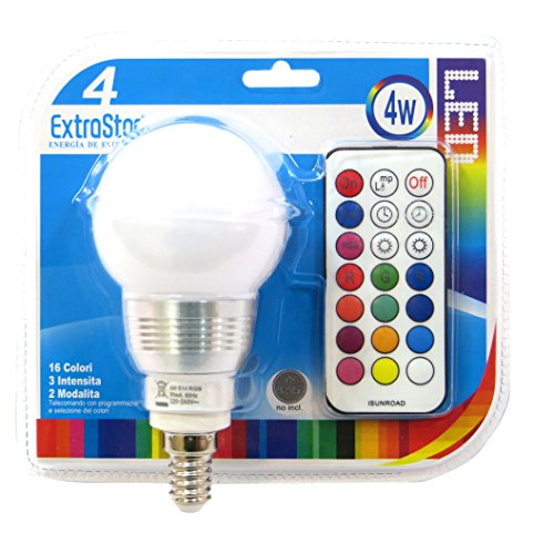 1 x Luz Bombilla cromoterapia 16 colores
