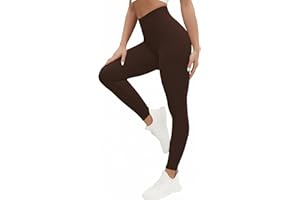 Voarge Legginsy damskie z wysokim stanem, sportowe, oddychające spodnie do jogi, spodnie sportowe do jogi