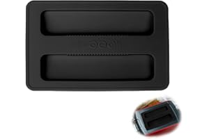 JSLEID Brottoaster-Staubschutz, Abdeckung für Küchengeräte, Brotbackmaschine und Toaster - Schutz für Backzubehör in der Küche, Schwarz