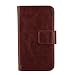 Produktbild Gukas PU Leder Tasche Hülle Für Vernee V2 Pro 5.99" Handy Flip Design Brieftasche mit Karten Slots Schutz Protektiv Case Cover Etui Skin (Farbe: Braun)