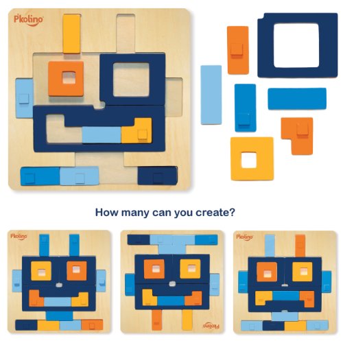 P'Kolino Multi-Solution Shape Puzzle Robot