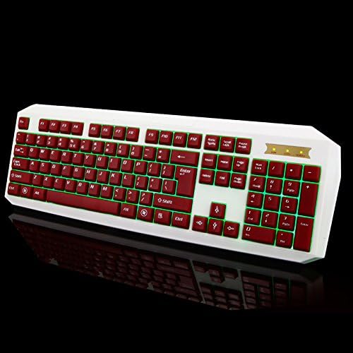 HaiZhi KB320 Backlit Competitive Game Keyboard USB Cable Desktop Computer Keyboard Black