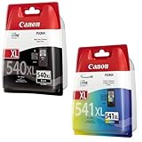 No requieren montaje. Canon – Juego de 2 cartuchos de tinta negra Canon PG-540XL y de color CL-541XL, para impresora Canon Pixma MG4250