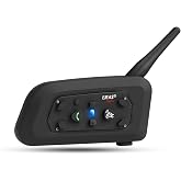 EJEAS V6 Pro Intercom Motorcycle Helmet Bluetooth 3.0 Intercom Headset 1200M 2 Persons Full Duplex Wireless Moto Interphone C