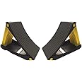 MP Essentials Pair of Foldable Wheel Chocks with Spikes for Caravan, Motorhome, Car, Motorbike & Trailer