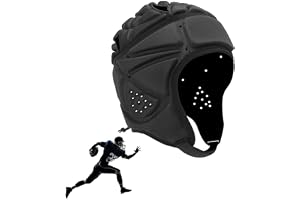 DKaony Rugbyhjälm, junior, unisex, rugbyhuvudbonader, mjuk hjälm, rugby, Headguard, huvudskyddshjälm, justerbart skyddshuvudskydd, sporthjälm, ungdomar vuxna