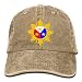 Produktbild errterfte Men and Women Philippine Flag Logo Design Vintage Jeans Baseball Cap Natural Personalized Hat Comfortable Adjustable