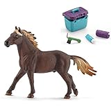  Horseclub Schleich - 13805 Mustang Hengst + 42366 Pferdepflege