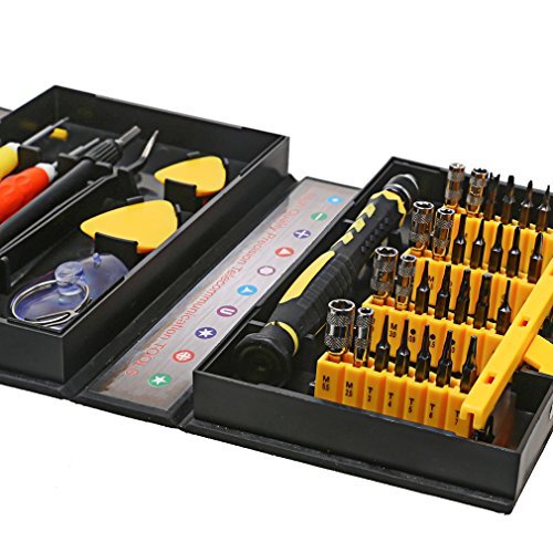 A-szcxtop 38 in 1 Multip Urpose Screwdiver Serie vielseitige Elektronik-Reparatur-Werkzeug-Hardware Set für iPhone, Handy, Laptop - 3