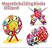 Produktbild JRing Magnetische Bauklötze Set113 Stück DIY Magnetische Bausteine 3D Lernspielzeug, mit Anleitung und kostenlose Aufkleber