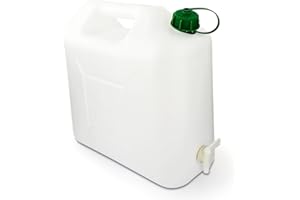 ALL RIDE Edco 871125200879 Tanica Bidone d'Acqua con Valvola, 15L