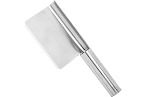 GVSS Ramasse-Miettes Manuel en Acier Inoxydable 22cm, Accessoire de Table Professionnel pour Restaurants,Cafés et Maison,pour Nettoyer Les Miettes de Pain et Poussières,Surface Argentée