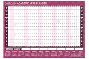 CYDPRINTING A2 / A4 2026 Wall Year Planner/Academic Year 2025/2026 Double Sided (A4 x 1 Planner)